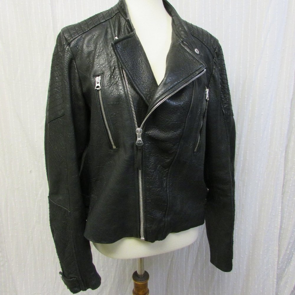Superdry Women's Classic Leather Racer Jacket